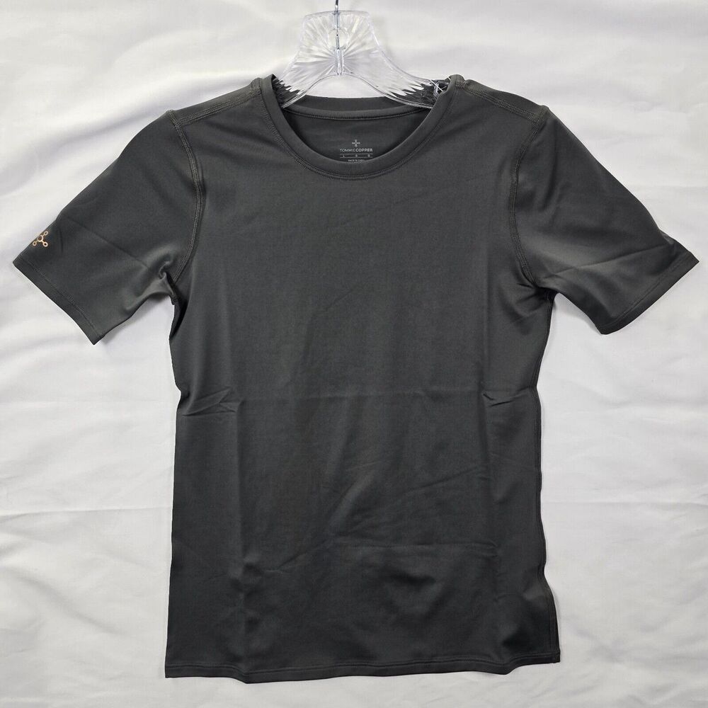 Tommie Copper Boy's Black Compression Short Sleeve T-shirt Size L